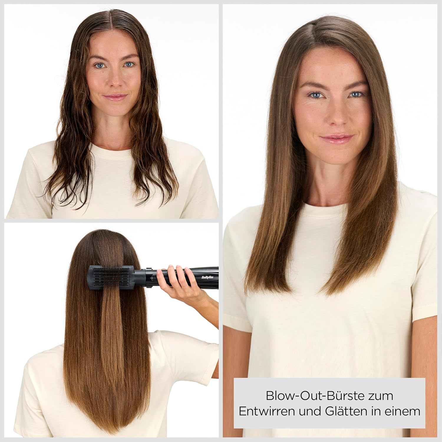 Detalle 2 de BaByliss Style Smooth 1000 Warmluftbürste 1000W