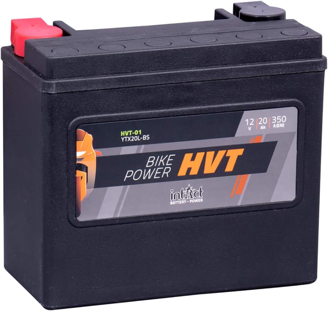 Detalle de intAct Bike-Power GEL-HVT-01 GHD20HL – akumulator żelowy 12 V, 20 Ah, 350 A