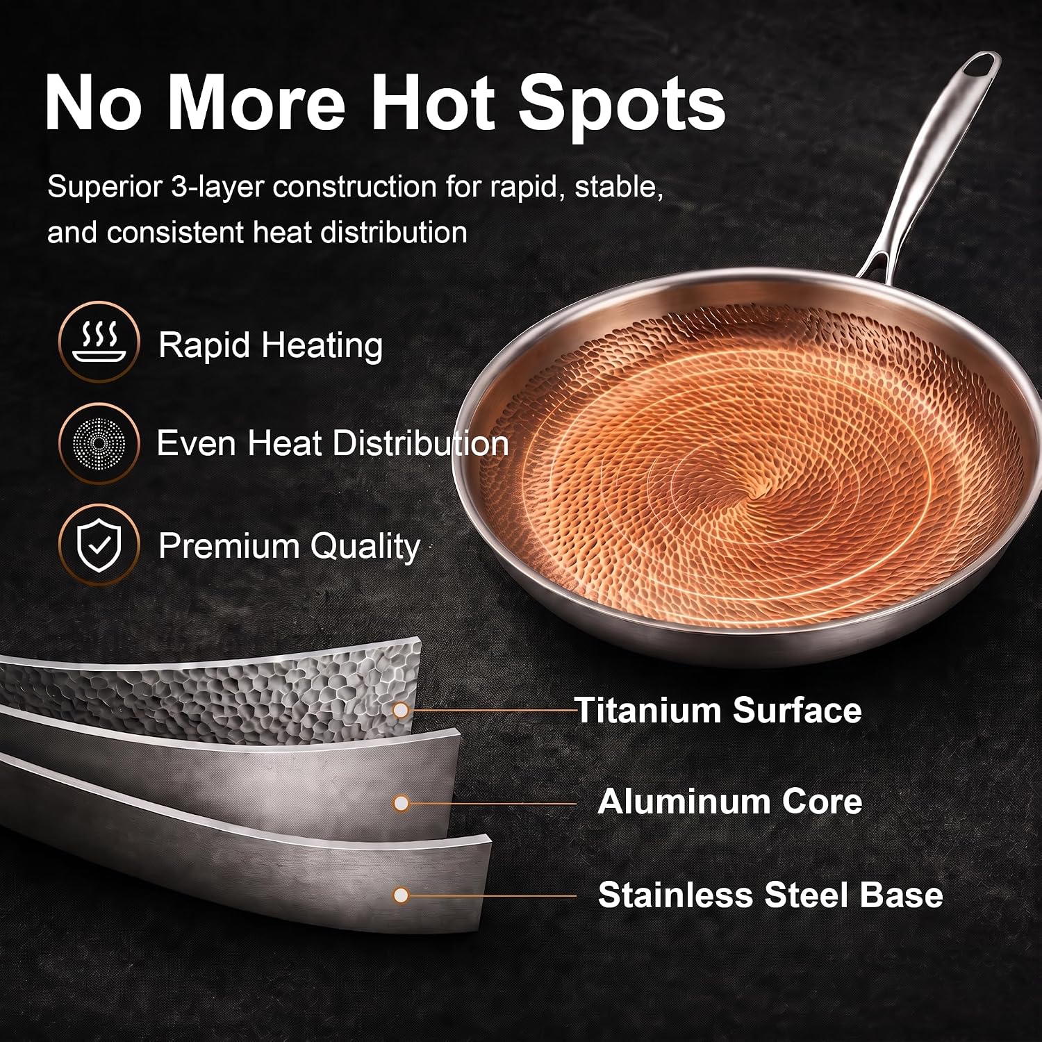 Detalle de Titanium Frying Pan, 11.8-Inch