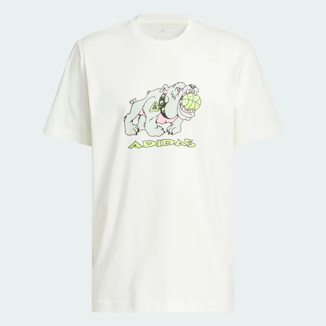 Thumbnail 3 de Camiseta estampada That Dawg in Em de Adidas en Blanco