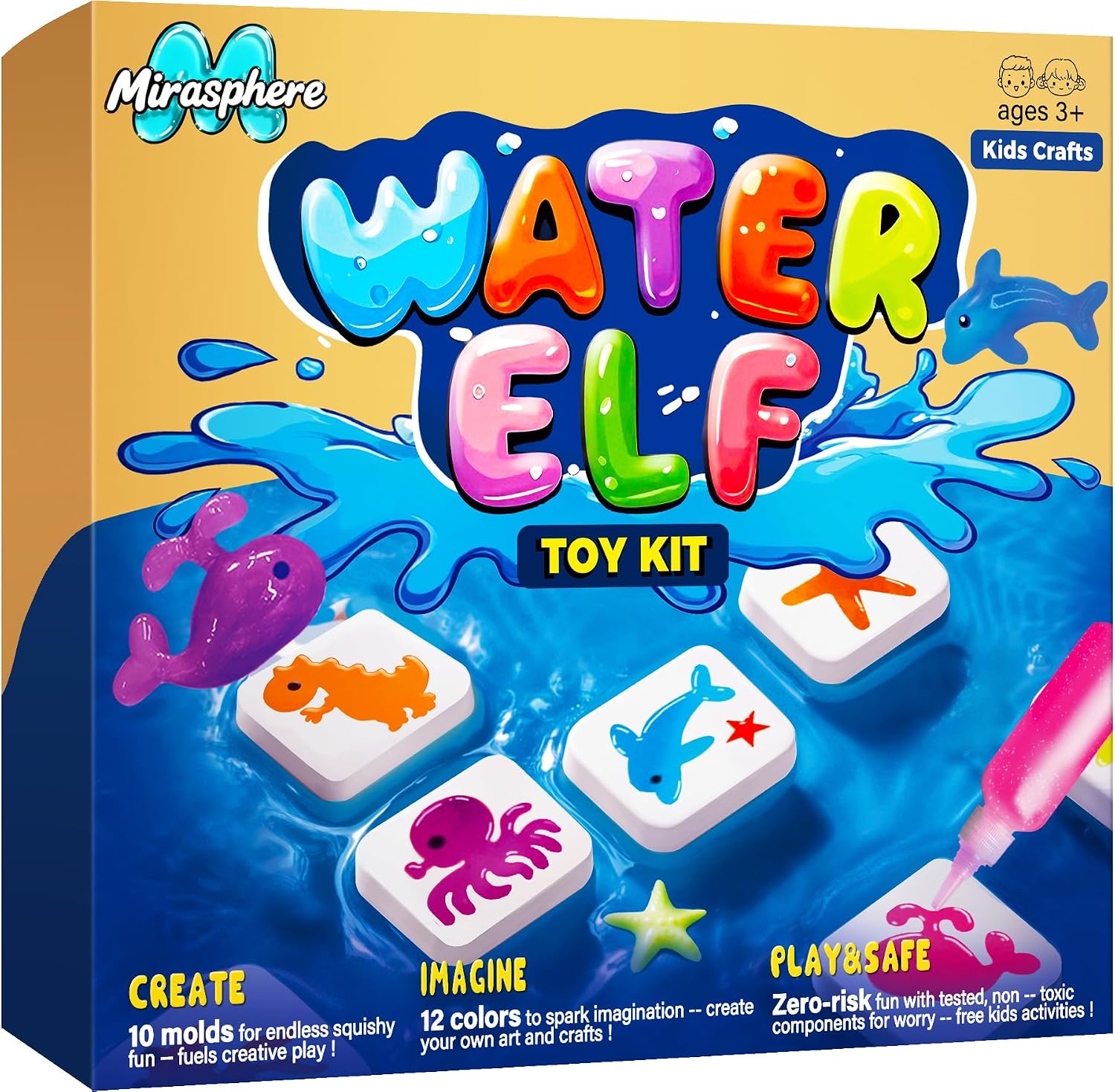 Detalle de Water Elf Kit DIY Squishy Maker Set for Kids 🎨
