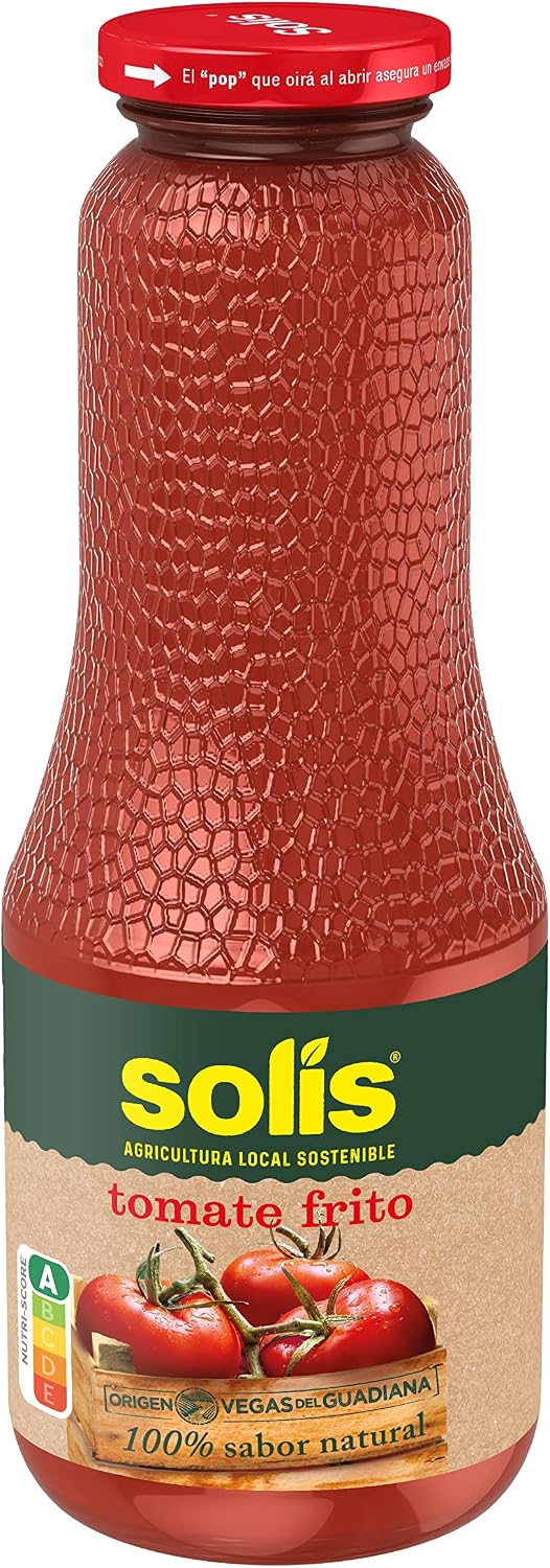 Detalle 2 de SOLIS Tomate Frito sin Gluten 725g Pack de 12 🍅