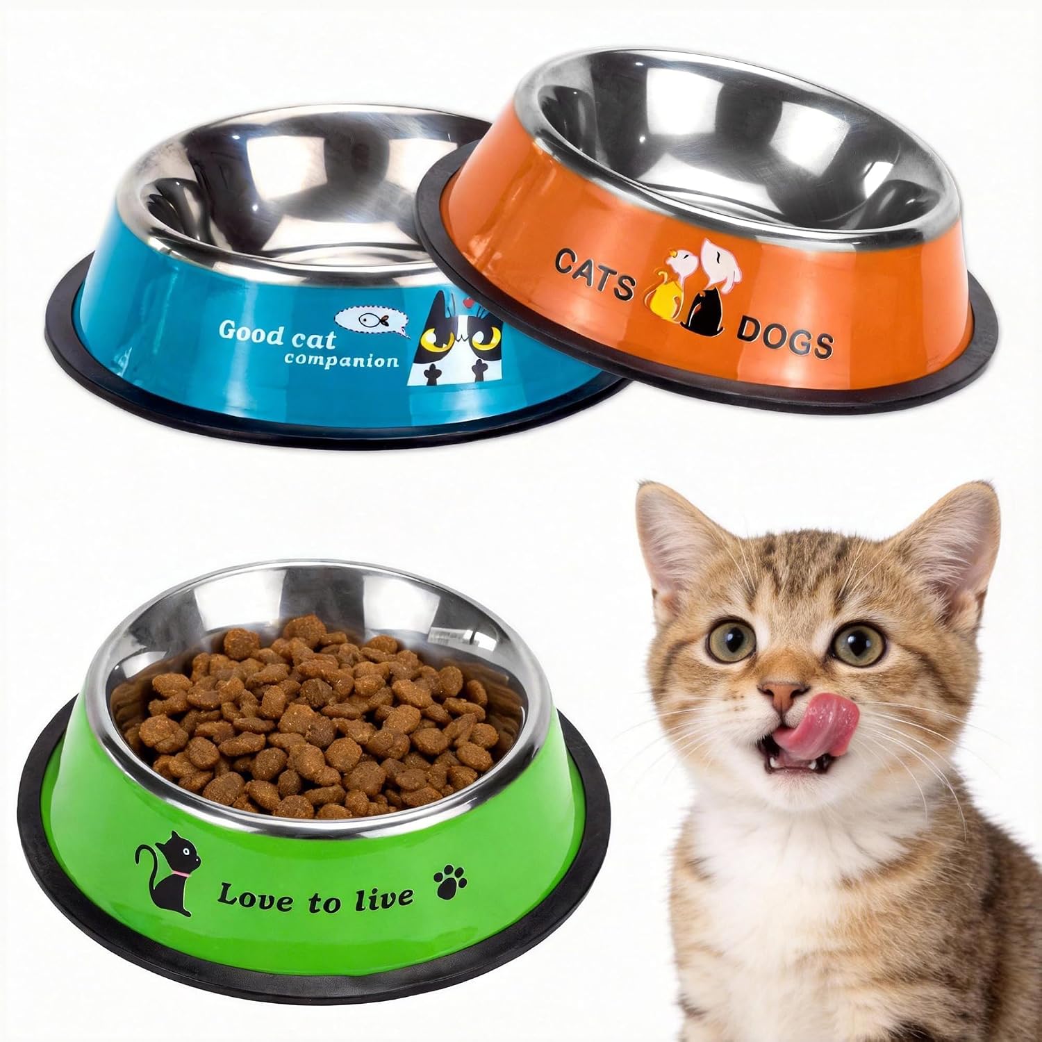 Thumbnail 6 de Ousiya Elevated Cat Bowls 15° Tilted Design