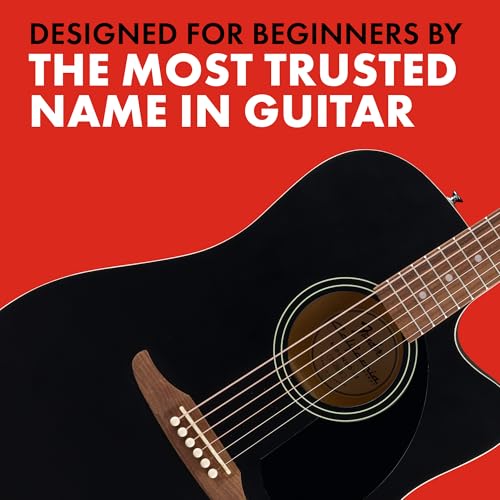 Detalle de Fender California Debut Redondo CE Dreadnought Electro-Acoustic – Black