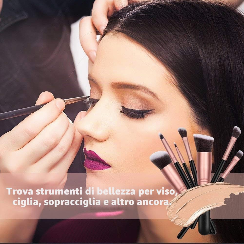 Thumbnail 5 de AMMIY Set Pennelli Trucco 18 Pezzi – Kit Professionale per Viso, Occhi e Sopracciglia