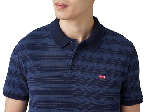Detalle de Levi's Camisa para Hombre Housemark Rayn Stripe Dark Ind Indigo XS