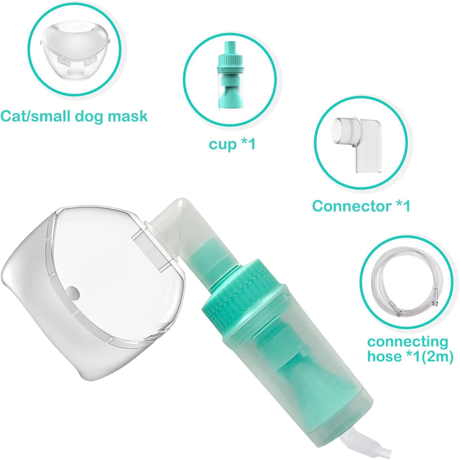 Thumbnail 3 de Pet Matching Cup and Face Mask Set, Green