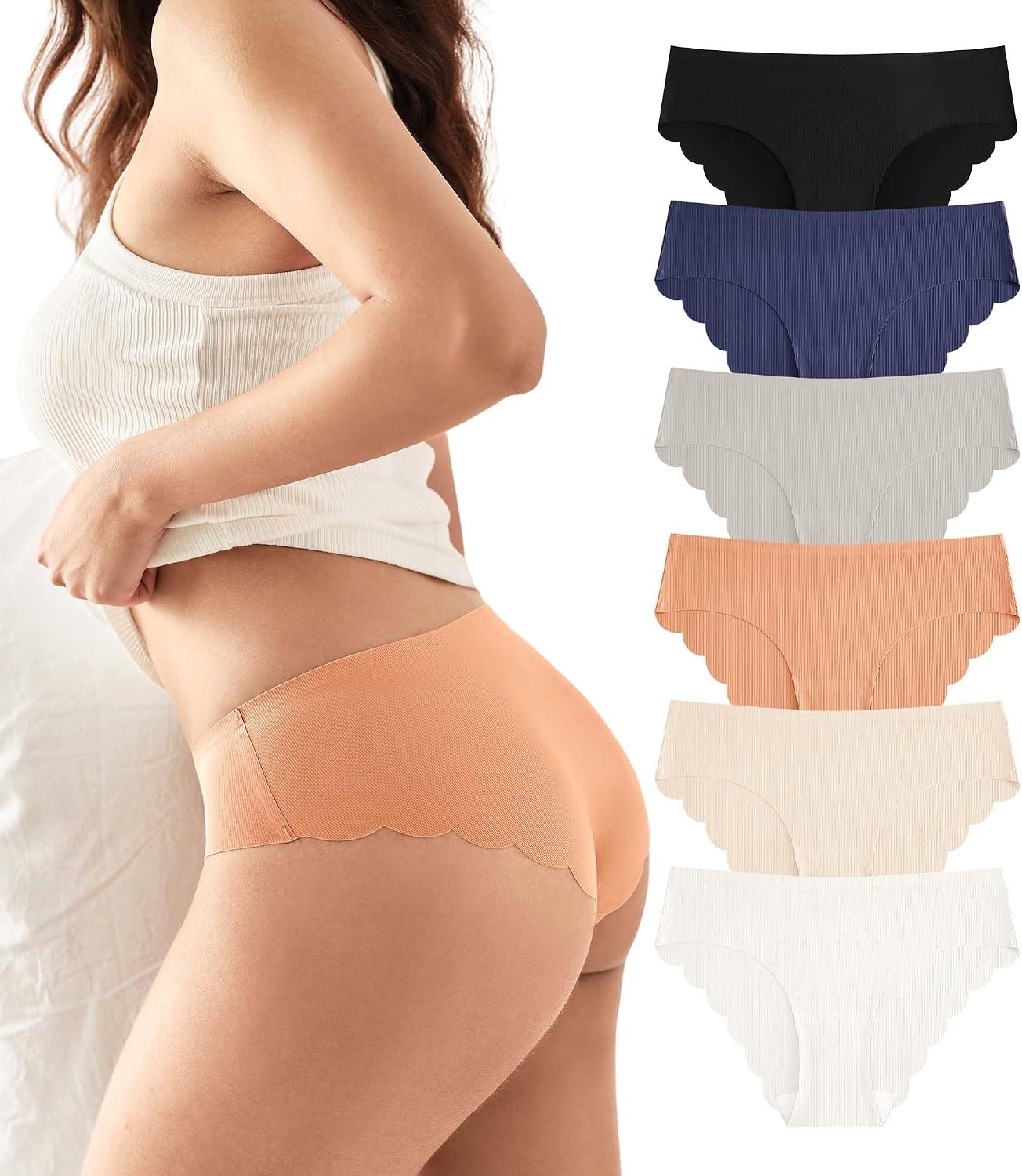 Thumbnail 6 de SHARICCA Hipster Unterwäsche Damen – Bequeme Nahtlose Slips im Mehrpack