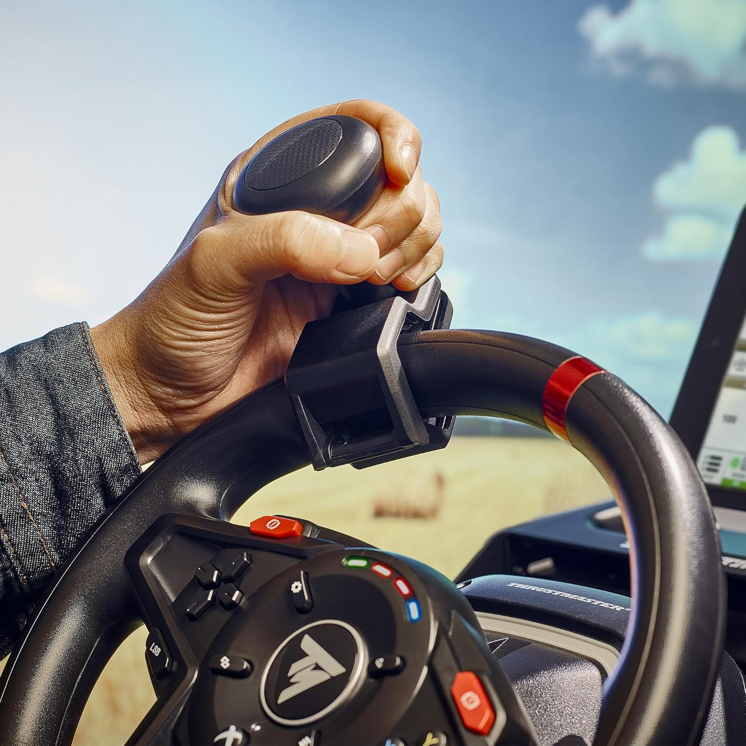 Thumbnail 4 de Thrustmaster SimTask Steering Kit – Lenkradhalterung & Lenkradknauf für Fahrsimulationen mit schweren Fahrzeugen (kompatibel mit T128 & T249)