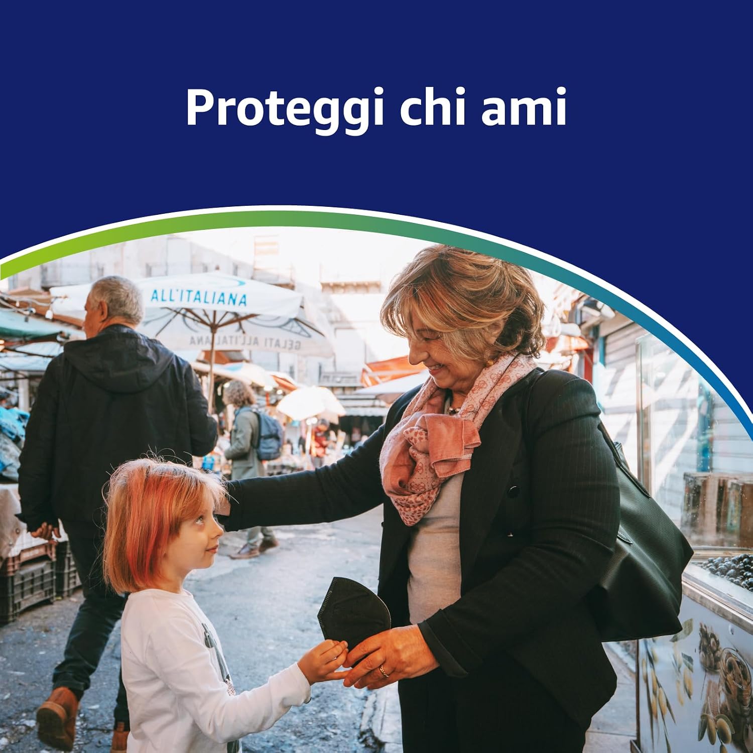 Detalle de Polonord Adeste 50 Mascherine FFP2 nere NR D – Comfort, filtrazione e controllo di qualità