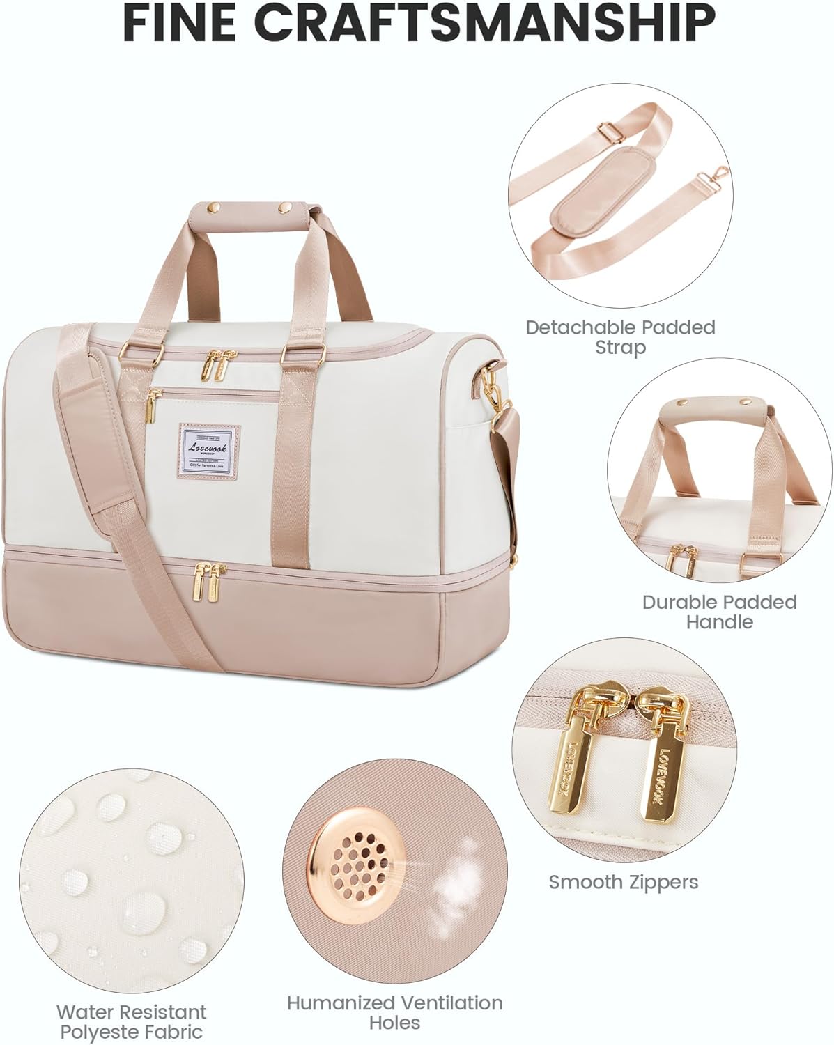 Thumbnail 3 de LOVEVOOK Reisetasche 37L Weekender Bag