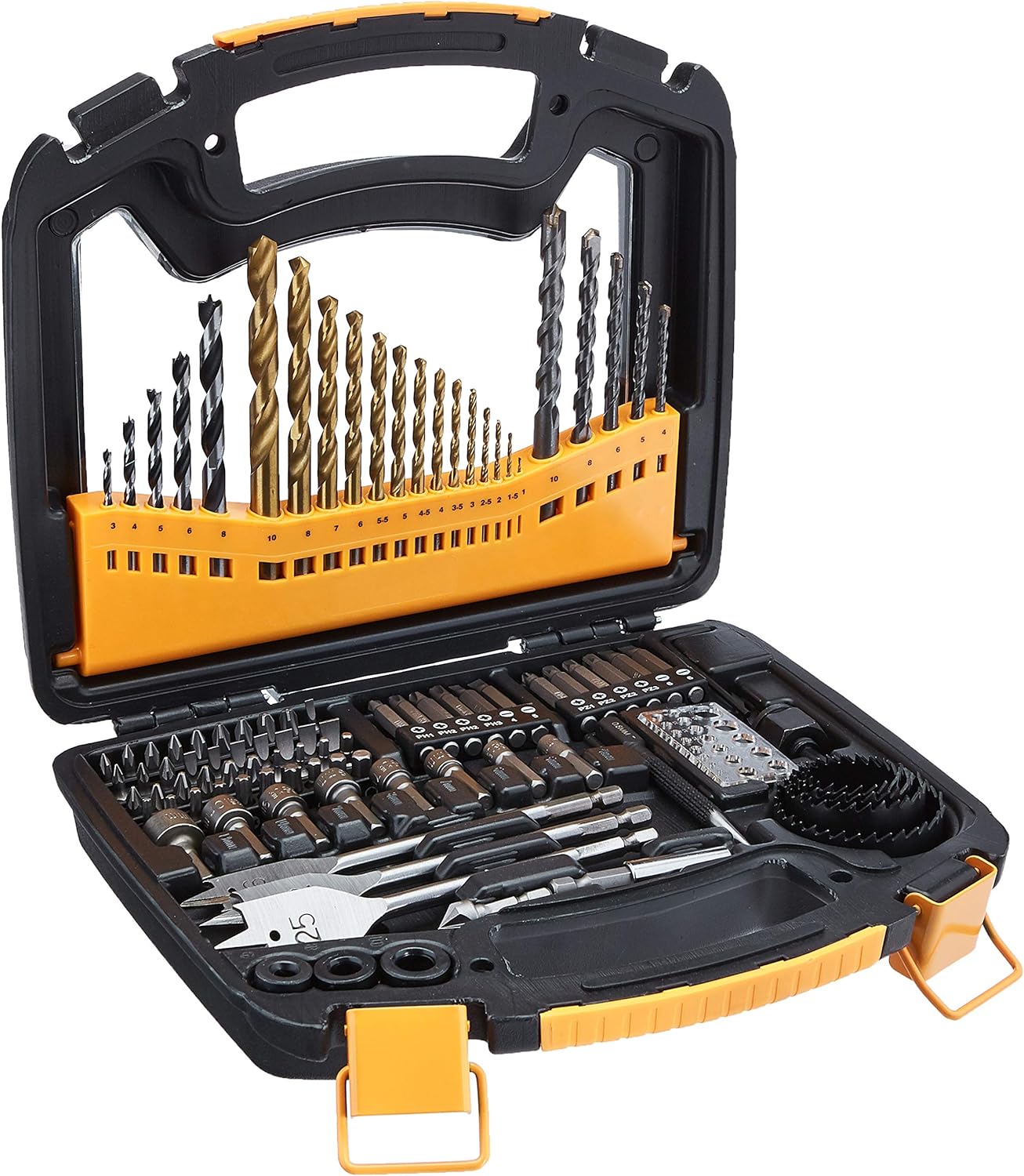 Detalle de Amazon Basics Bohrer- und Schraubendreher-Multi-Bit-Set, 100-teilig
