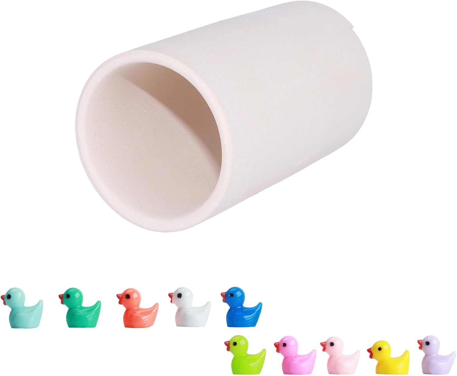 MC MEICHUANG Ceramic Shrimp Breeding Cave, 1-Tube Aquarium Shelter