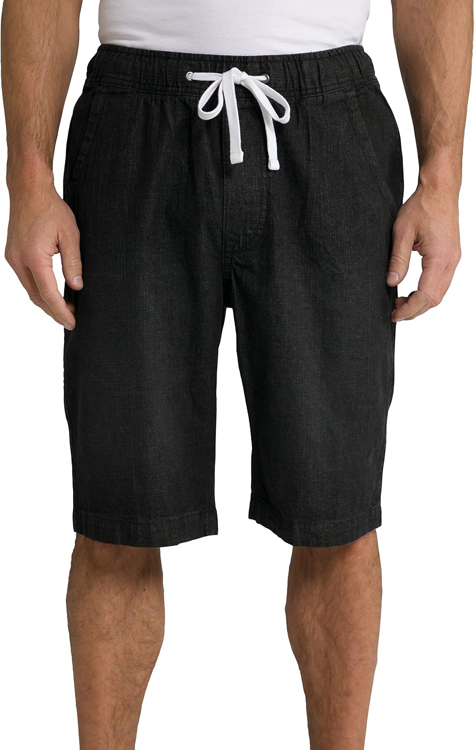 Detalle de JP 1880 Bermuda denim grande taille hommes Relaxed Fit - L à 8XL, 4 poches, taille élastique