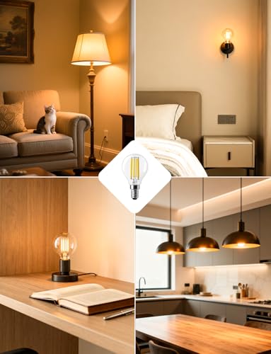 Thumbnail 8 de Lepro E14 LED warmweiß 2,2W P45 470 lm 2700K – 4 Stück
