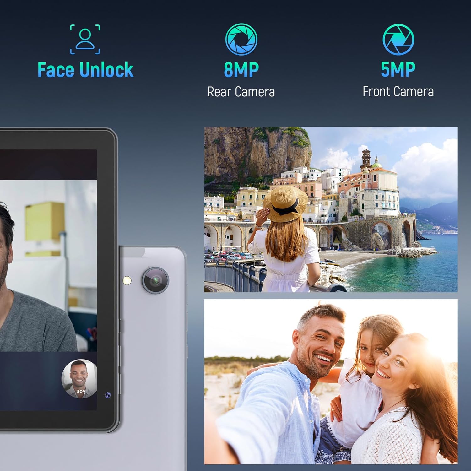Thumbnail 5 de Whitedeer 10 inch Android 15 Tablet – 30GB RAM, 128GB ROM, expandable to 1TB