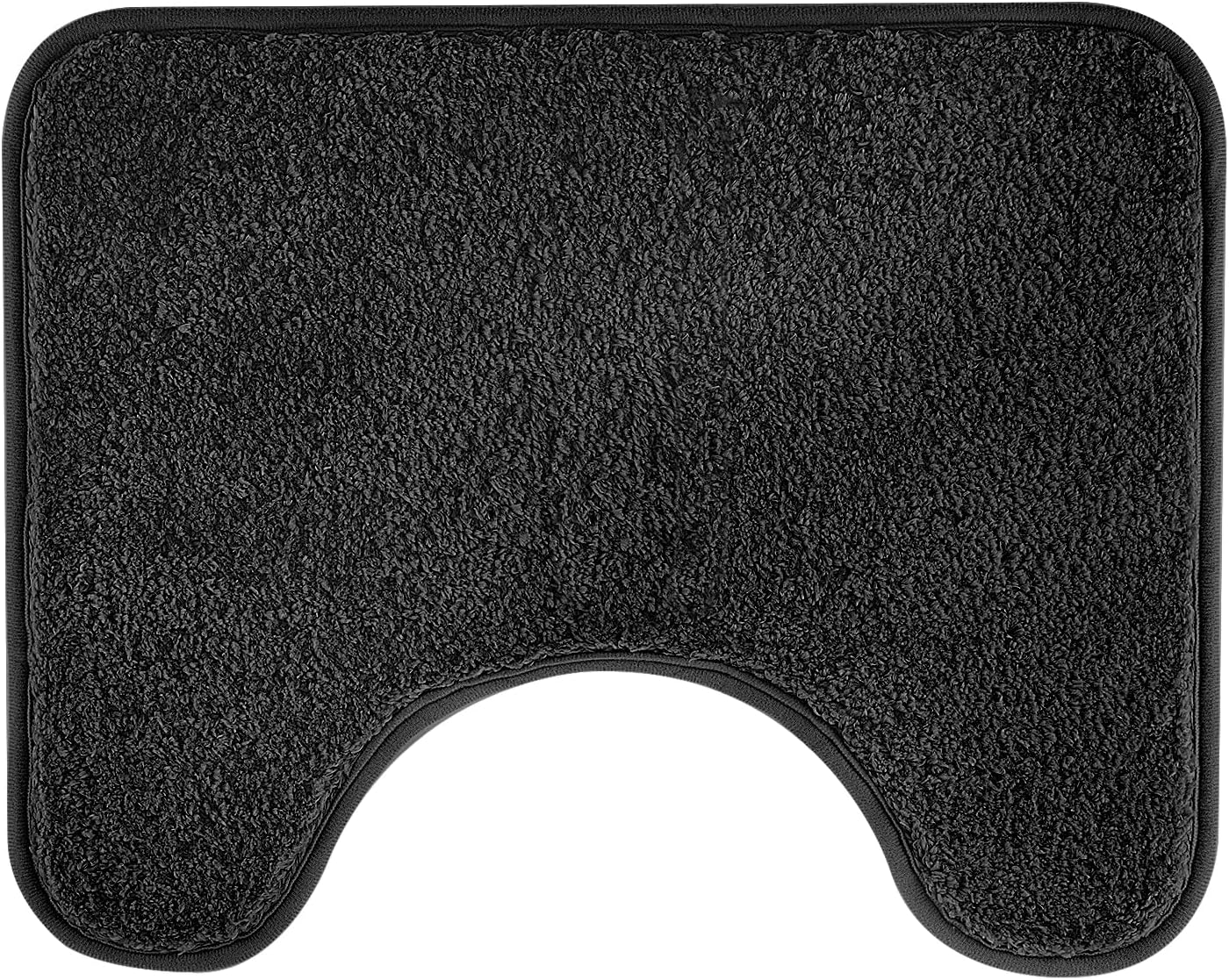Thumbnail 6 de AUAUY U-vormige toiletmat 50 x 40 cm, zwarte microvezel met antisliprug