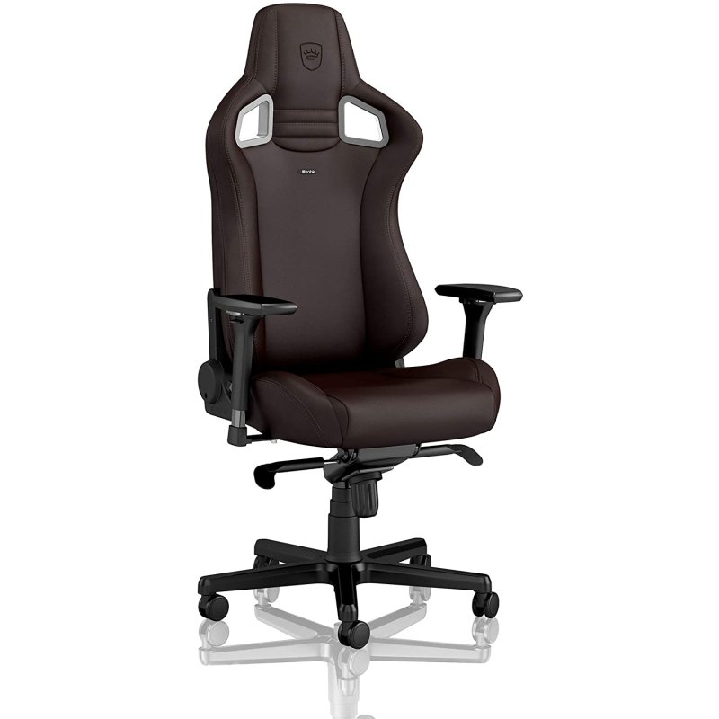 Thumbnail 3 de Noblechairs Epic Java Edition: Silla de Gaming en Cuero Híbrido y Acabado Marrón