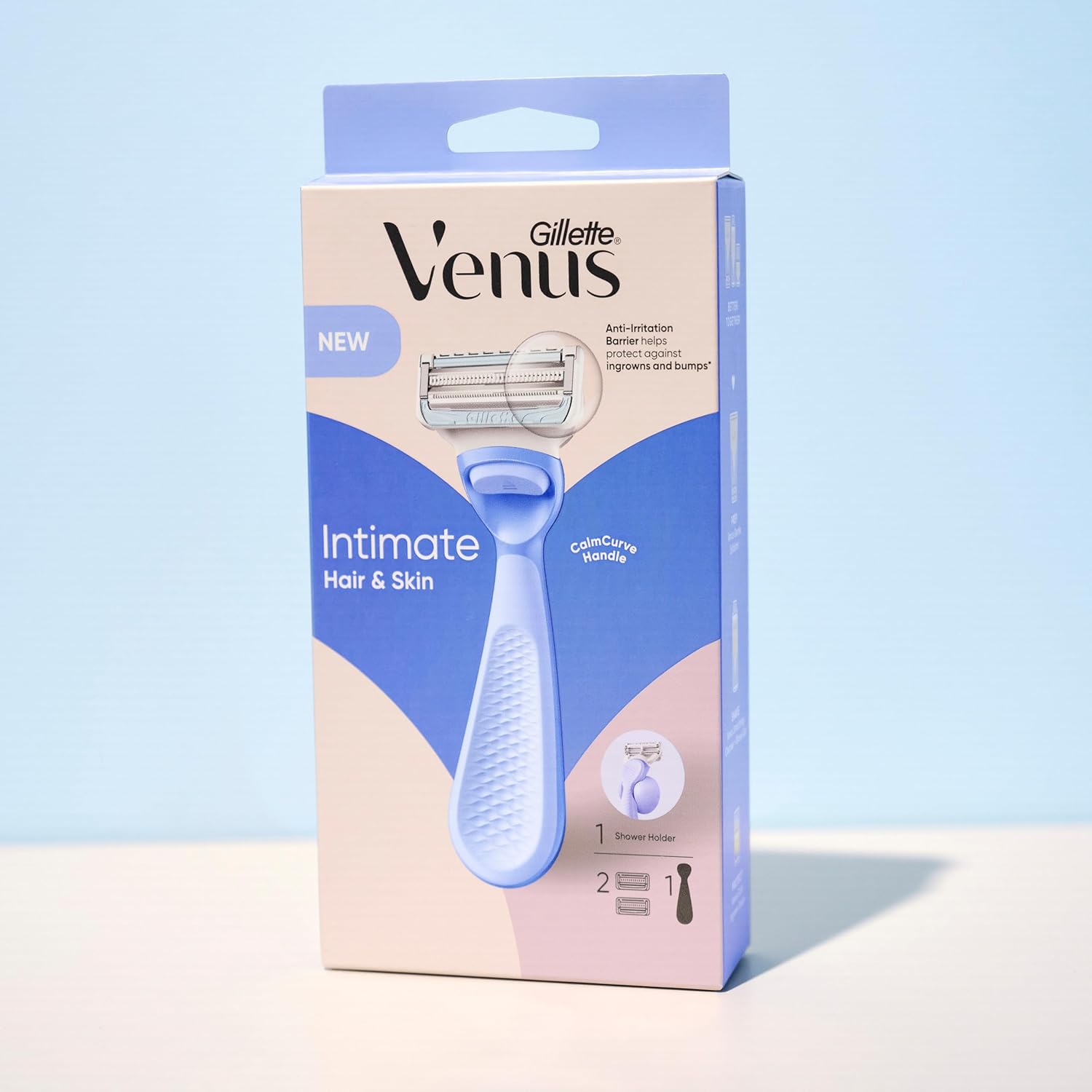Detalle de Gillette Venus Pubic Hair Razor for Women with Aloe – Precision, Gentle Shave