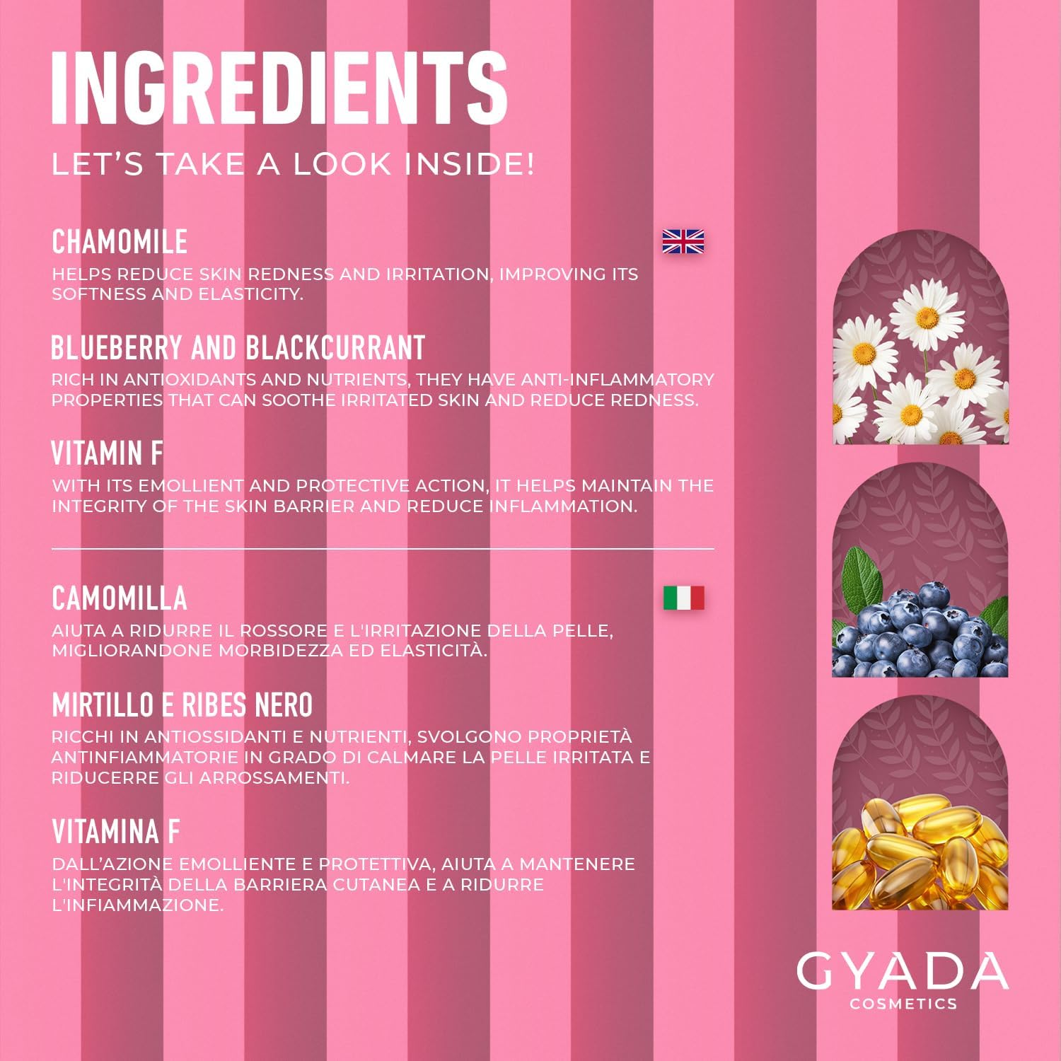 Thumbnail 4 de GYADA COSMETICS Siero Viso Lenitivo N.2 con Aloe Vera per pelli sensibili, reattive e con couperose (30 ml)
