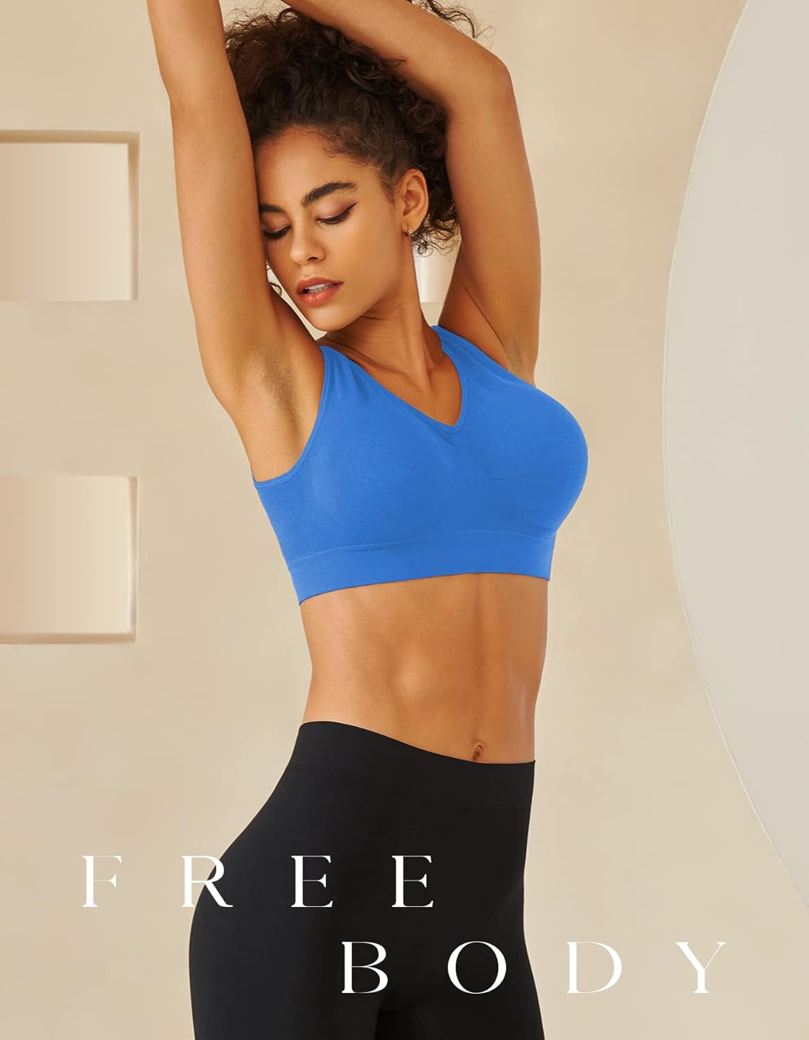 Thumbnail 2 de SIMIYA Super Comfort Bra Women’s Sports Bra with Removable Pads (Plus Size, Sleep & Yoga)