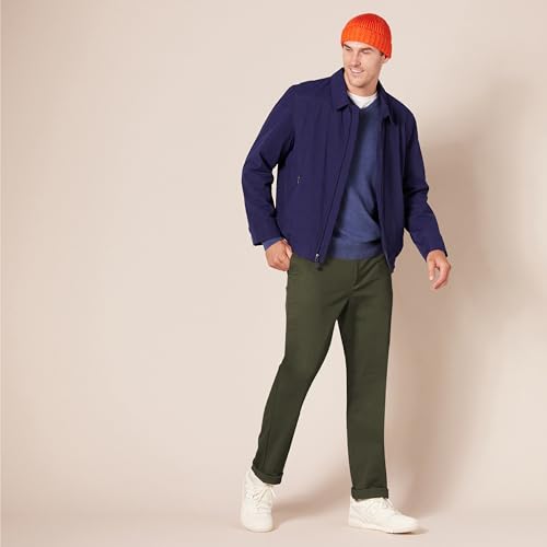 Thumbnail 7 de Amazon Essentials Pantalones Chino Informales para Hombre — Corte ajustado, color verde oliva, 36W/30L
