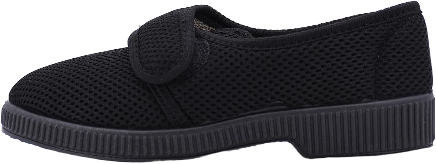 Detalle de JOMIX Pantofole Anziane con Strappo da Donna – Ciabatte Antiscivolo Morbide e Traspiranti