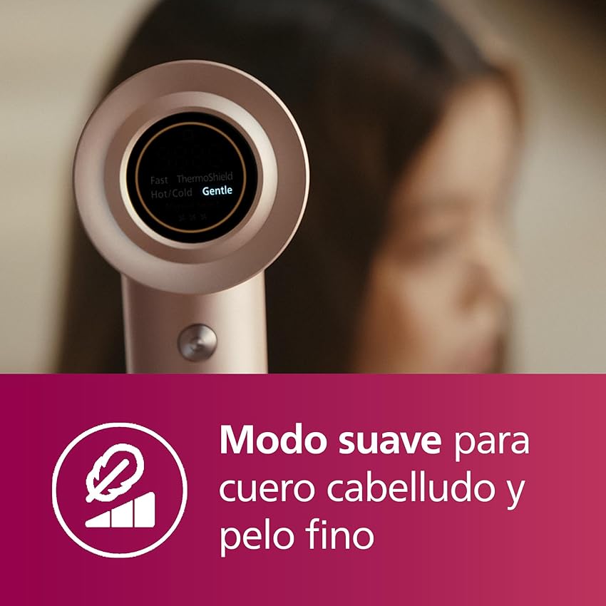 Thumbnail 4 de Secador de pelo Philips BHD837/10 - Alta velocidad