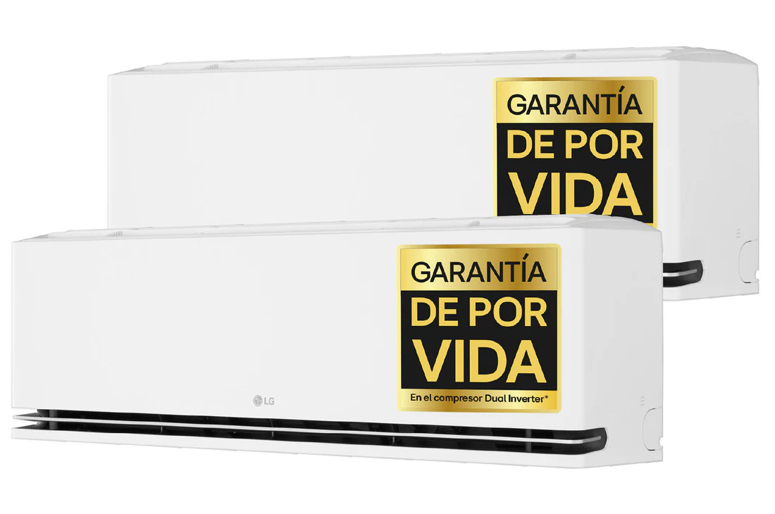 Detalle de LG Dualcool AI Air S: Aire acondicionado 2x1 con 2150+2150 frigorías y Garantía de por Vida