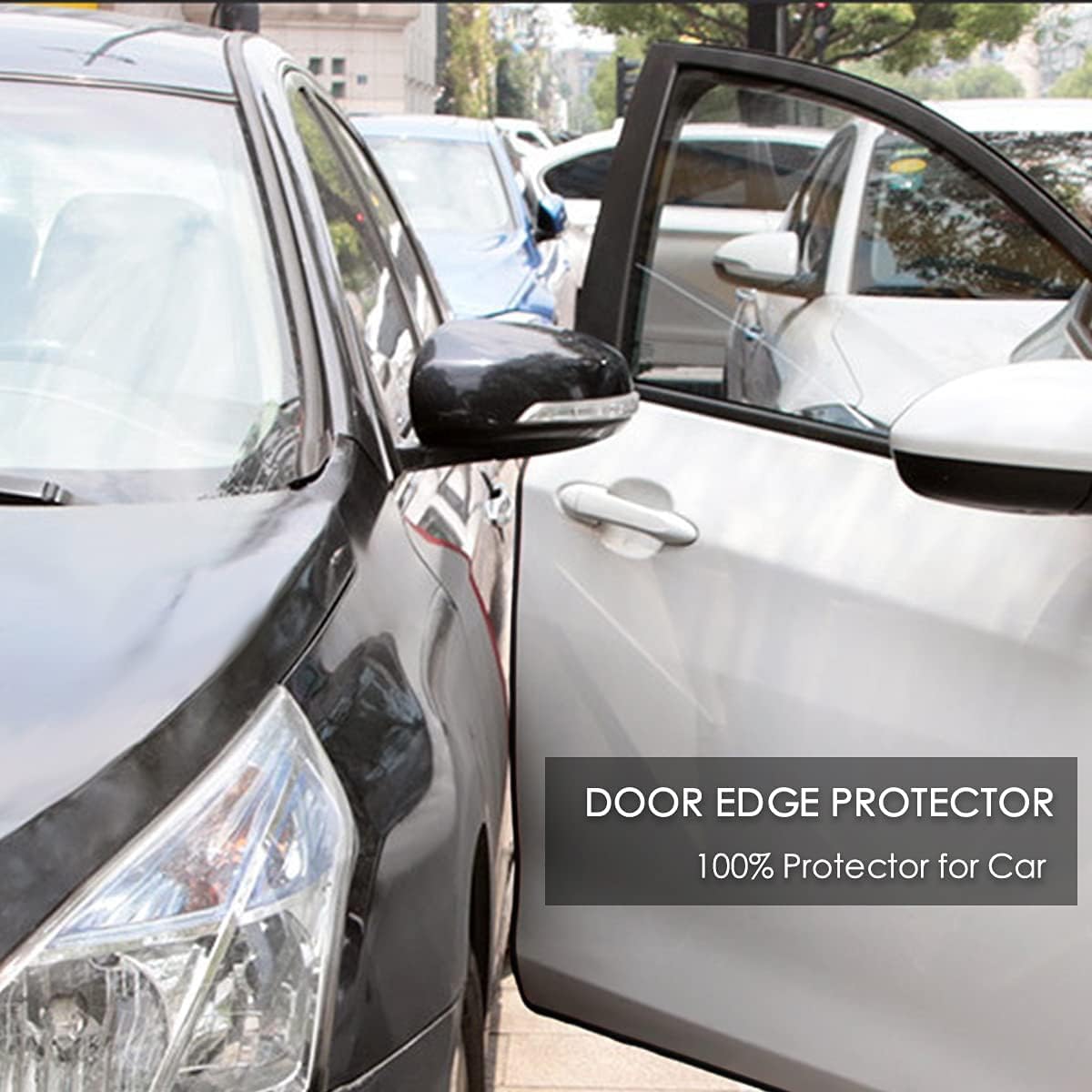 Thumbnail 6 de URAQT Car Door Edge Guards – U-Shape Rubber Door Protector, 5.5 m