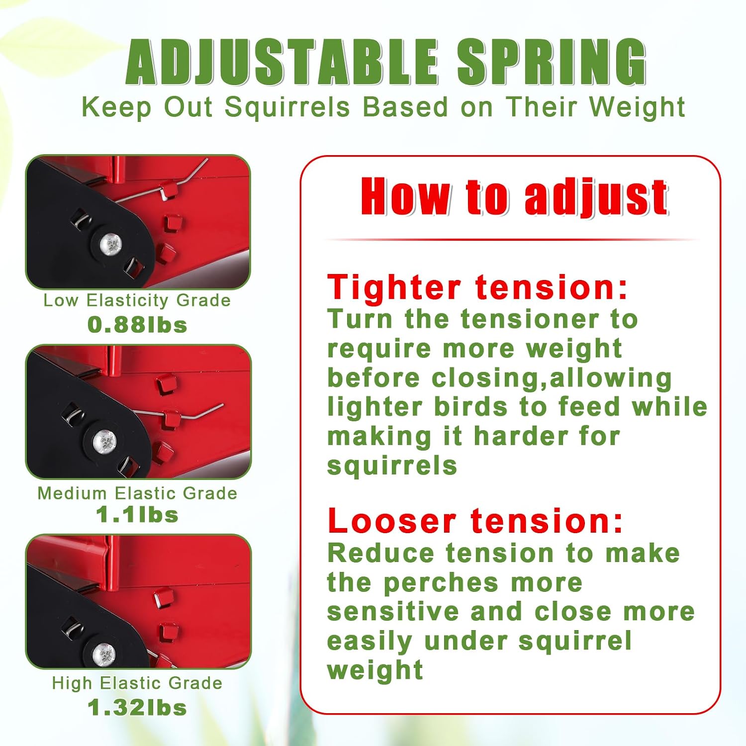 Thumbnail 2 de Gbekery Squirrel-Resistant Bird Feeder, 5 lb Capacity