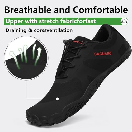 Detalle de SAGUARO Barefoot: Zapatillas de Trail y Agua Minimalistas para Hombre y Mujer