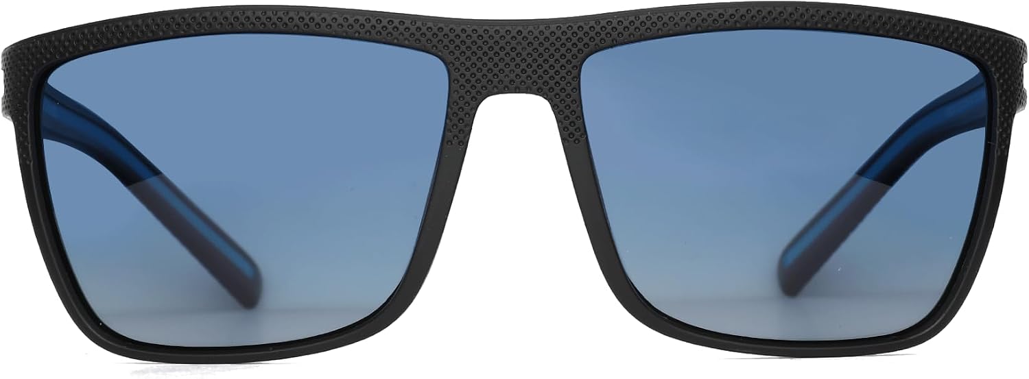 Detalle 2 de ZENOTTIC Occhiali da sole polarizzati da uomo in TR90 leggero – montatura quadrata UV400