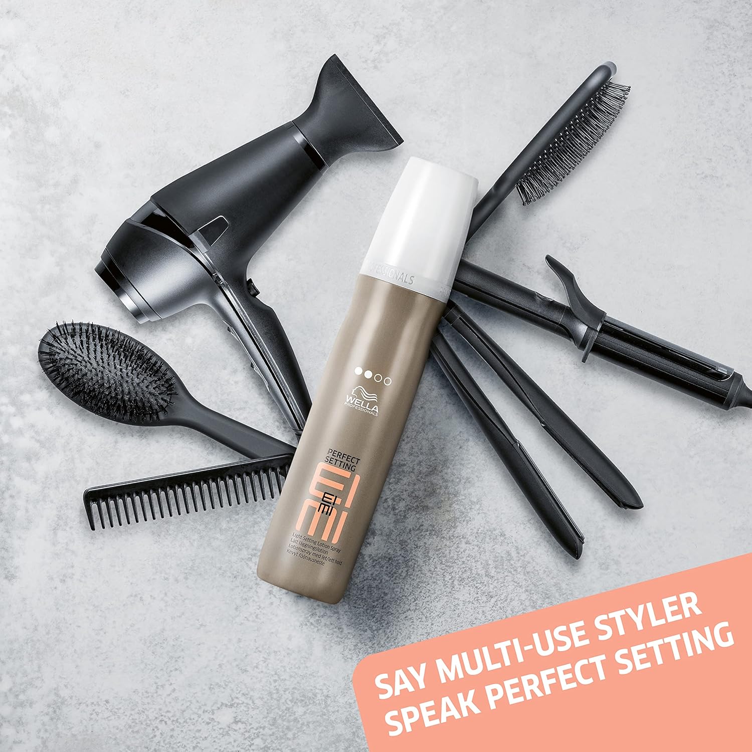 Thumbnail 2 de Wella Professionals EIMI Perfect Setting Volumising & Shine Enhancing Hairspray (Hold Level 2) with Heat Protection, 150ml