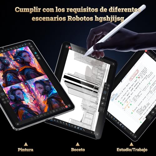 Thumbnail 6 de BAZO Lápiz para iPad (2018-2026): carga rápida, detección de inclinación y rechazo de palma