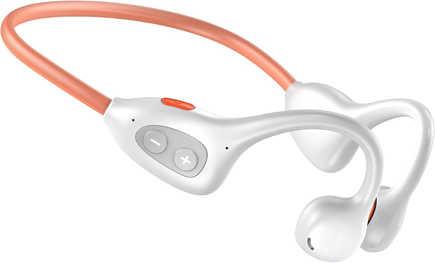 Detalle de Acjohtin Open Ear Headphones — Bluetooth 6.1 Open-Ear Wireless Headphones for Running (White)