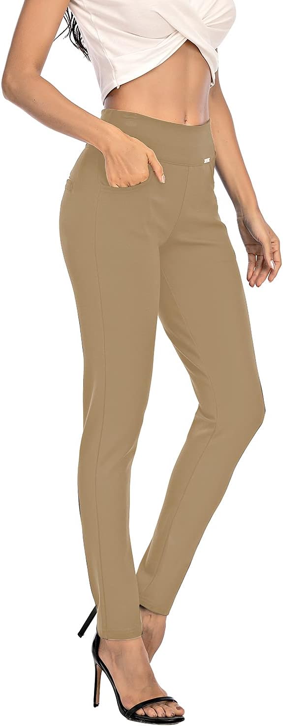 Thumbnail 2 de neezeelee Dress Pants Slim Fit High Waist with Pockets