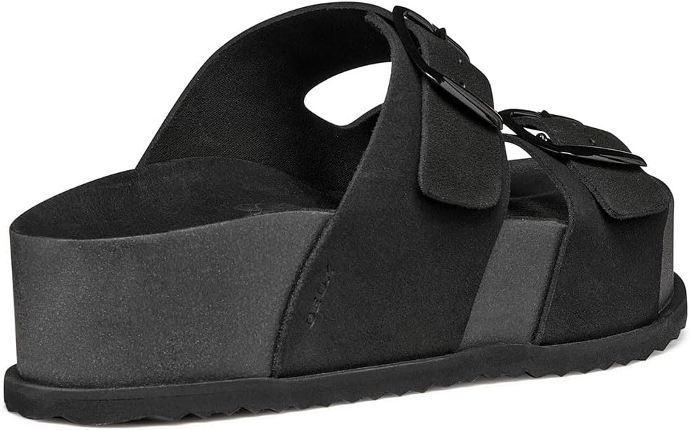 Detalle de Geox Femme Sandybett High A Sandales Plates – sandales plates respirantes pour femme