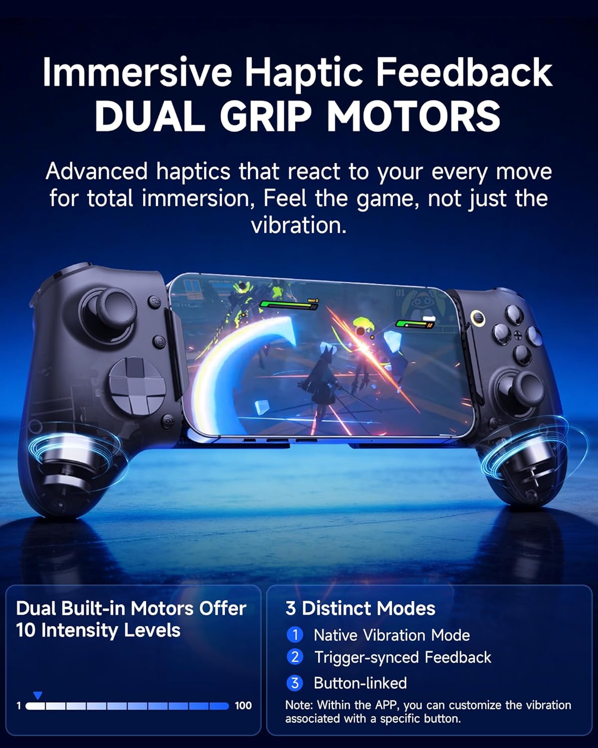 Thumbnail 4 de EasySMX M20 Mobile Gaming Controller for Android & iPhone (USB-C) – 8.5" Tablets