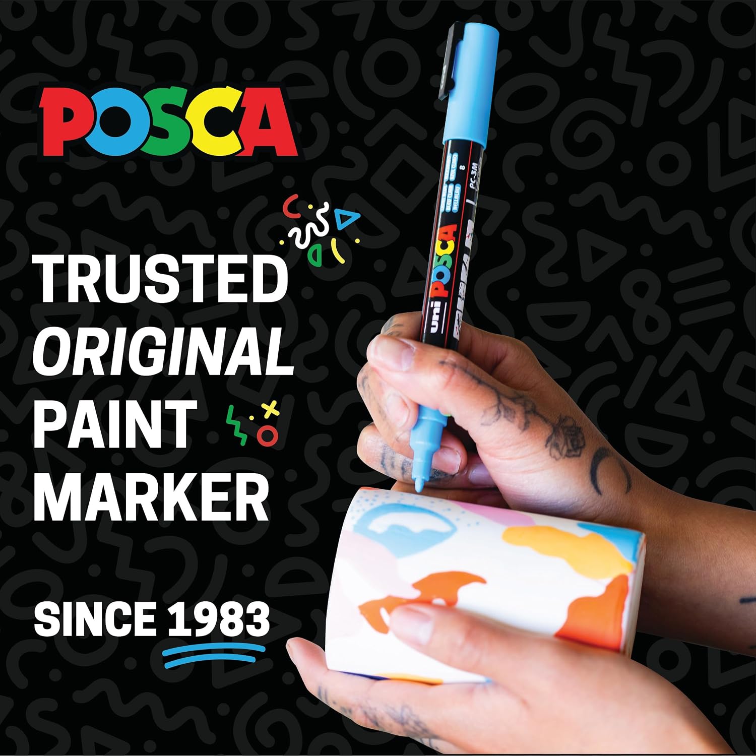 Thumbnail 6 de POSCA Acrylic Paint Markers, 5M Medium Tips