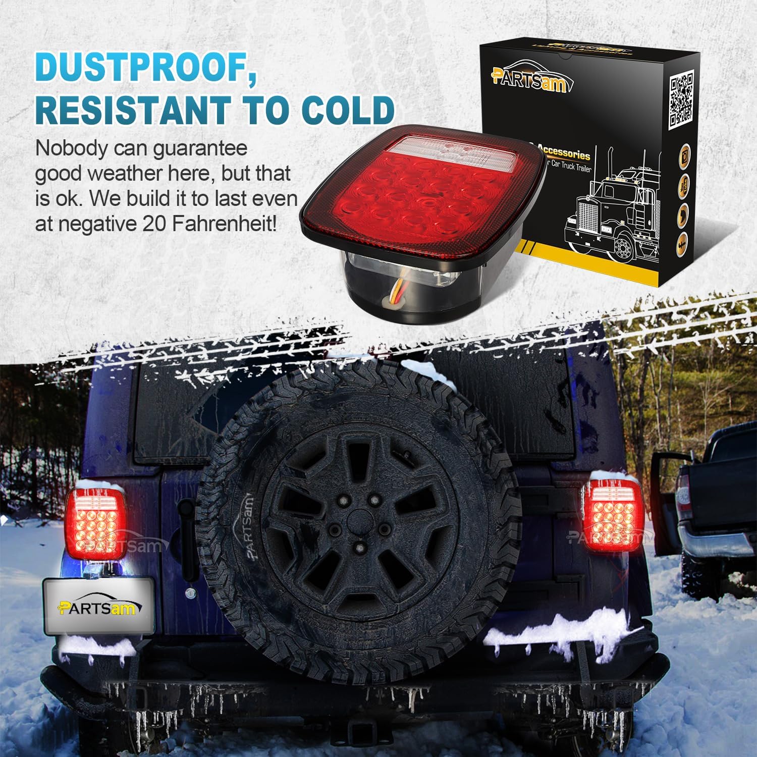 Thumbnail 6 de Partsam LED Tail Lights, 12V