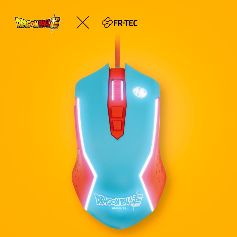 Detalle de FR-TEC Dragon Ball Super Mouse GOKU: ratón gaming USB 8000 DPI