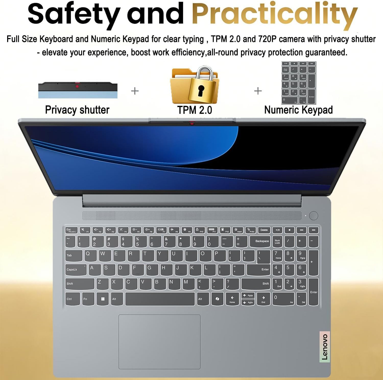 Detalle de Lenovo 15.6-inch FHD laptop