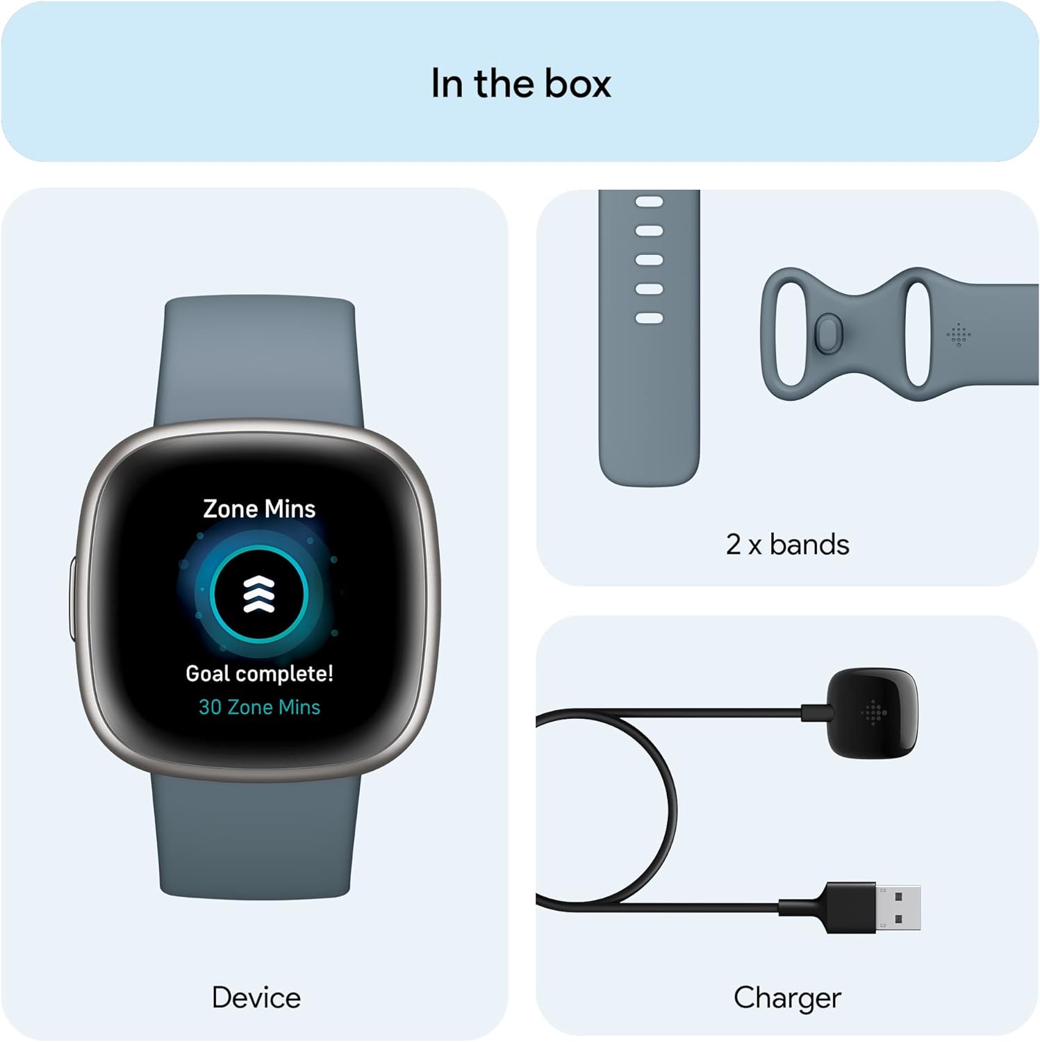 Thumbnail 6 de Fitbit Versa 4 fitness smartwatch GPS