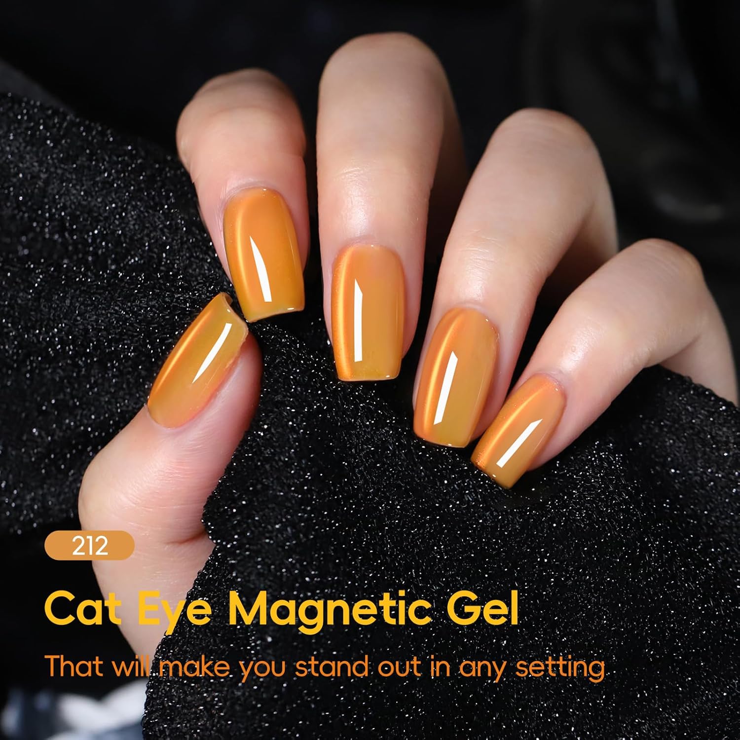 Thumbnail 5 de PEACECOLOR Vernis Semi Permanent Magnétique 10ML – Kit 6 teintes Cat Eye avec aimants