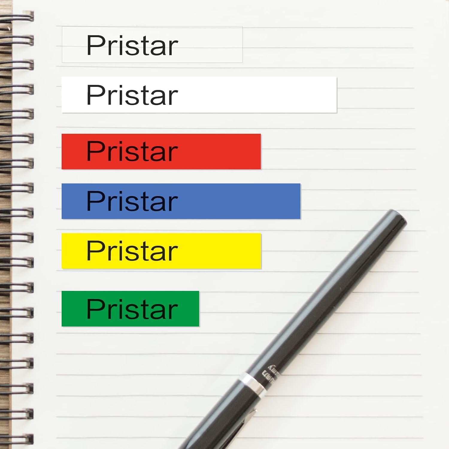 Thumbnail 4 de Pristar 6x kompatibles Tze 12mm Schriftband – Langlebig, kompatibel mit Brother P-Touch Modellen