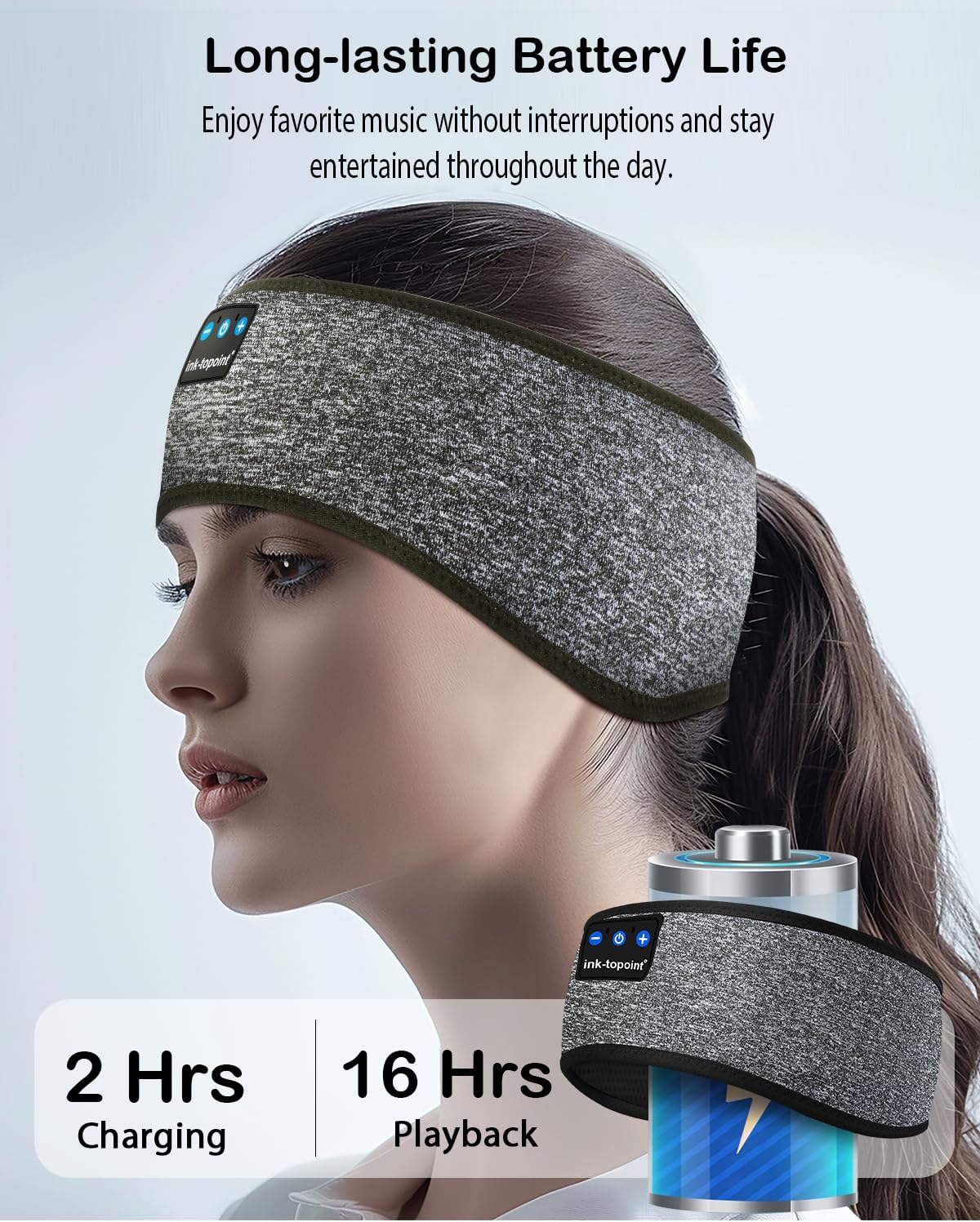 Detalle 2 de Sleep headphones Bluetooth 5.4, 15 hours