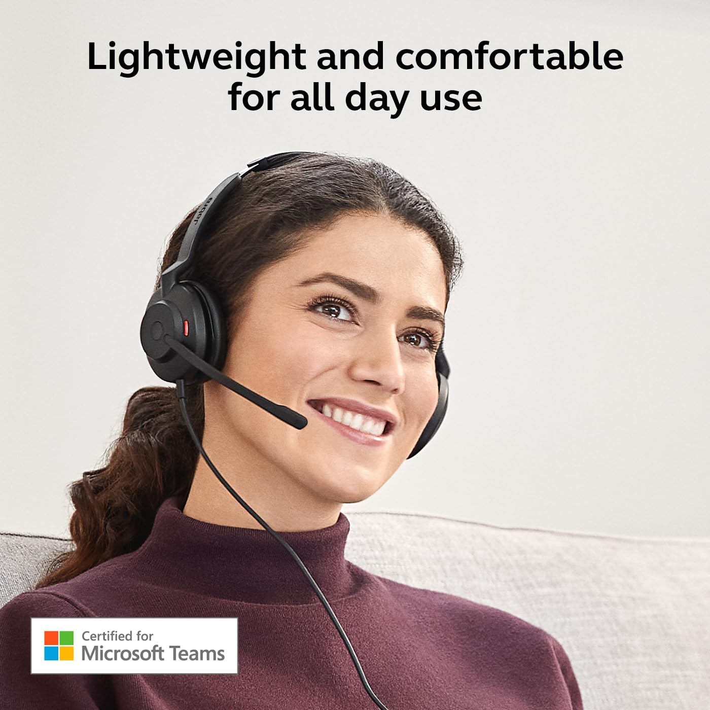 Thumbnail 3 de Jabra wired headset with USB-A and USB-C cable