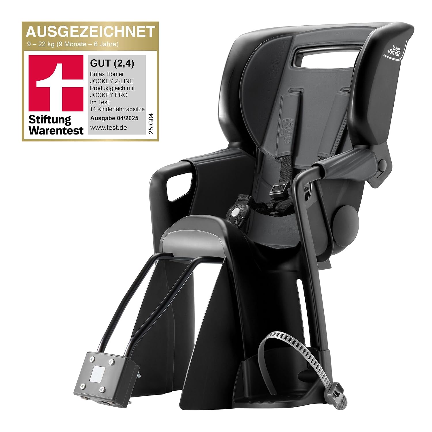 Detalle 2 de Britax Römer Bike Seat JOCKEY Z-LINE – Mitwachsender Kindersitz für Fahrräder