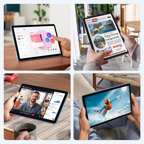 Detalle 2 de Mentume Tablet 10 Pulgadas Android 15 con Funda, Ratón y Teclado, 24 GB RAM + 128 GB ROM + 1 TB TF